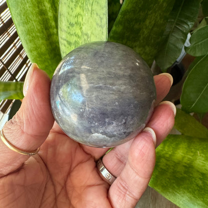 Blue Rose Quartz Sphere