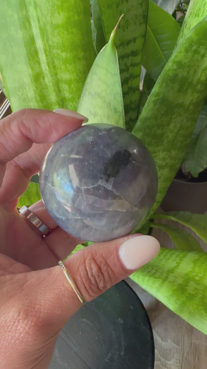 Blue Rose Quartz Sphere